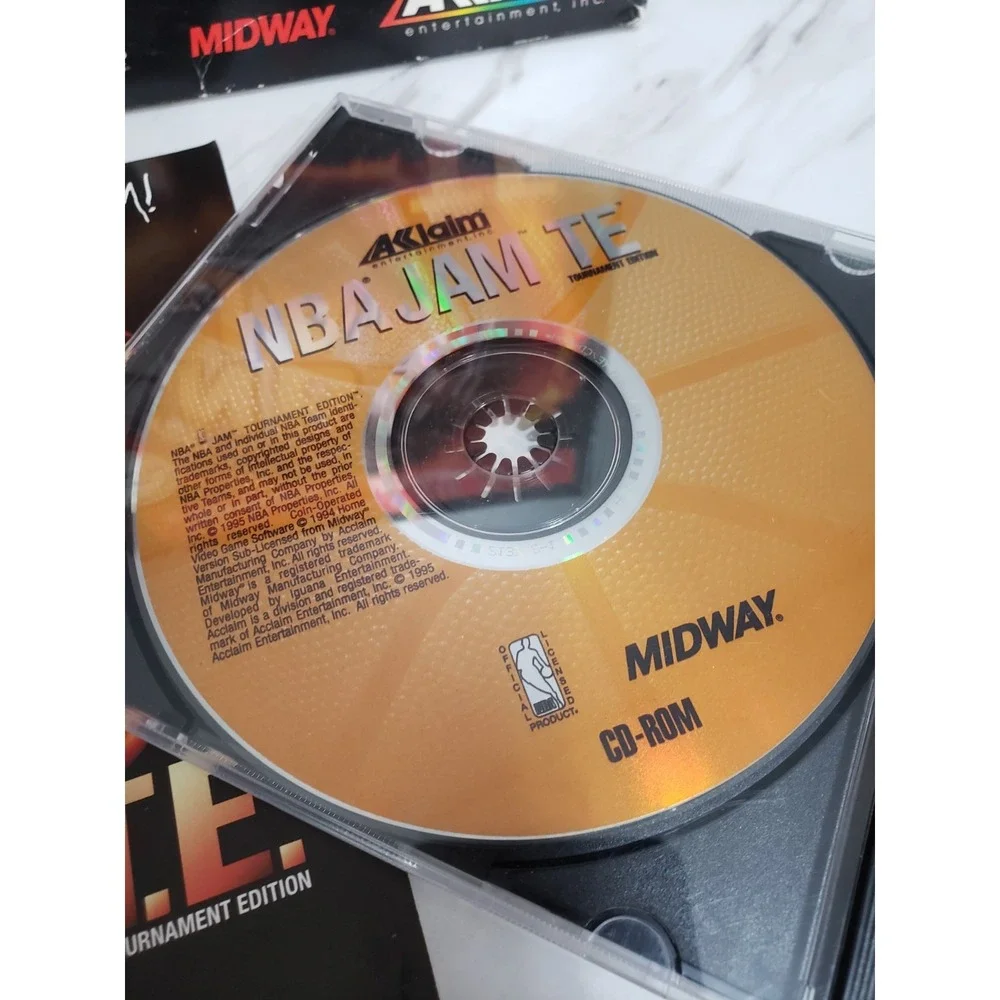 NBA Jam T.E TE Tournament Edition PC CD Rom Big Box‎ Windows 95